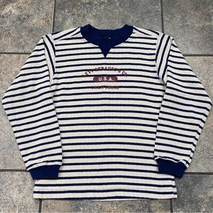 Boy’s/Kid’s Levi’s Long Sleeve Thermal Striped T-Shirt Size 7X